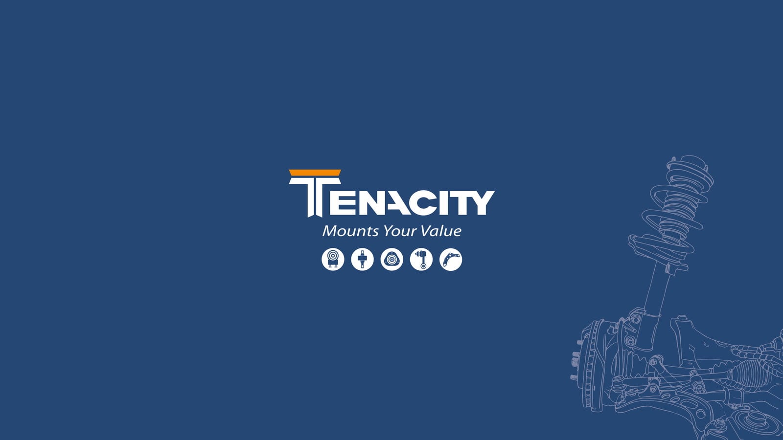 Логотип виробника автозапчастин TENACITY